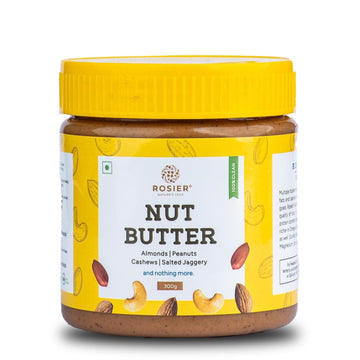 Creamy Nut Butter – Almond & Peanut Blend – 100% Natural, No Added Sugar – Vegan, Keto & Gluten-Free Friendly 300g