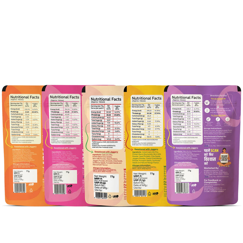 High Protein Oats - Assorted Pack