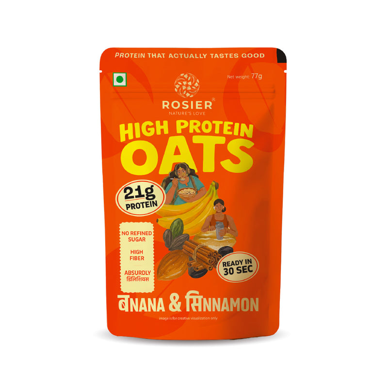 High Protein Oats - Banana Cinnamon