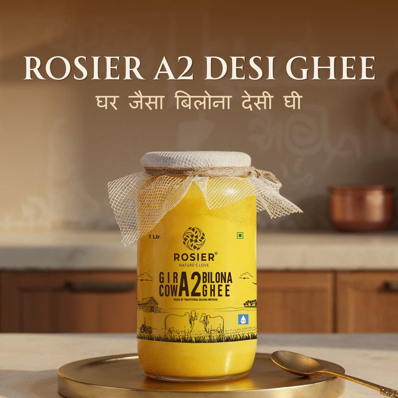Gir Cow A2 ghee - Made From Curd (2 Ltr)