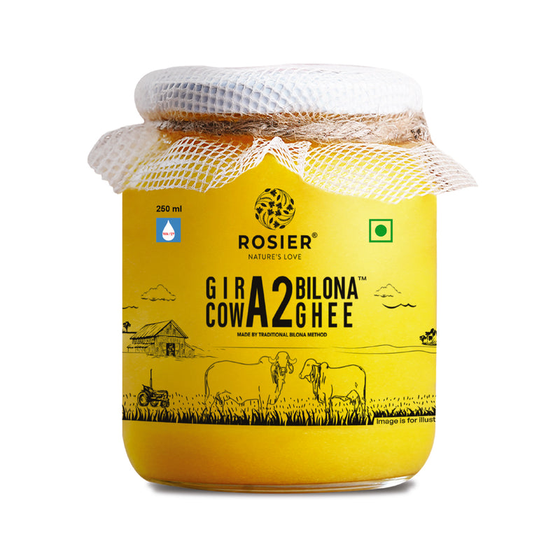 Gir Cow A2 ghee - Made From Curd (250 ML)