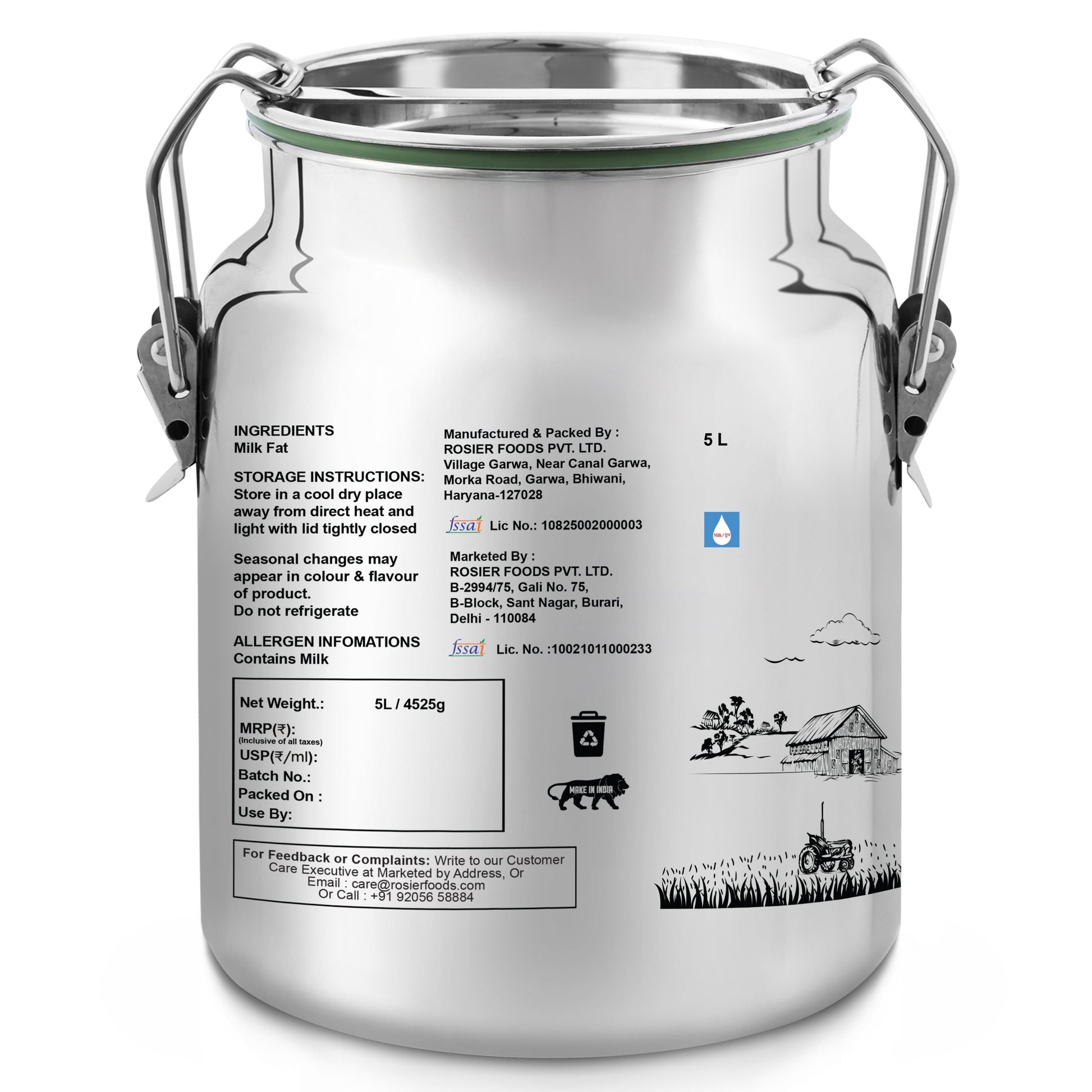 Buy A2 Gir Cow Desi Ghee – 100% Grass-Fed Bilona Method – Rich in Vitamins A, E, K – Boosts Digestion, Gut & Joint Health