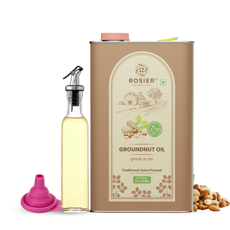 Stone Pressed Groundnut Oil With Oil kit (5 Ltr)