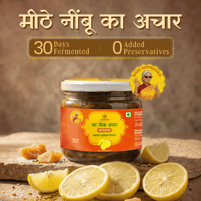 Sweet Lemon Pickle - Natural Sun Dried